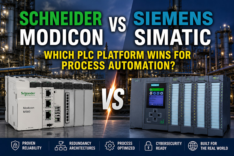 Schneider Modicon vs Siemens SIMATIC: Platform PLC Manakah Yang Menang untuk Automasi Proses?