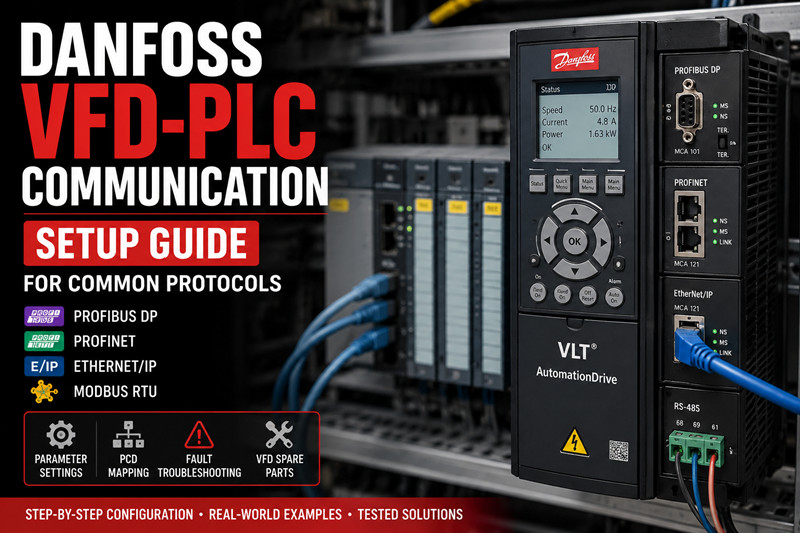 Komunikasi Danfoss VFD-PLC: Panduan Persediaan untuk Protokol Biasa