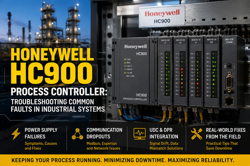 Pengawal Proses Honeywell HC900: Menyelesaikan Masalah Kerosakan Biasa dalam Sistem Perindustrian