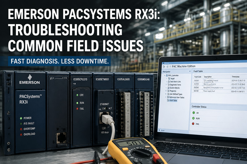 Emerson PACSystems RX3i: Menyelesaikan Masalah Isu Medan Biasa