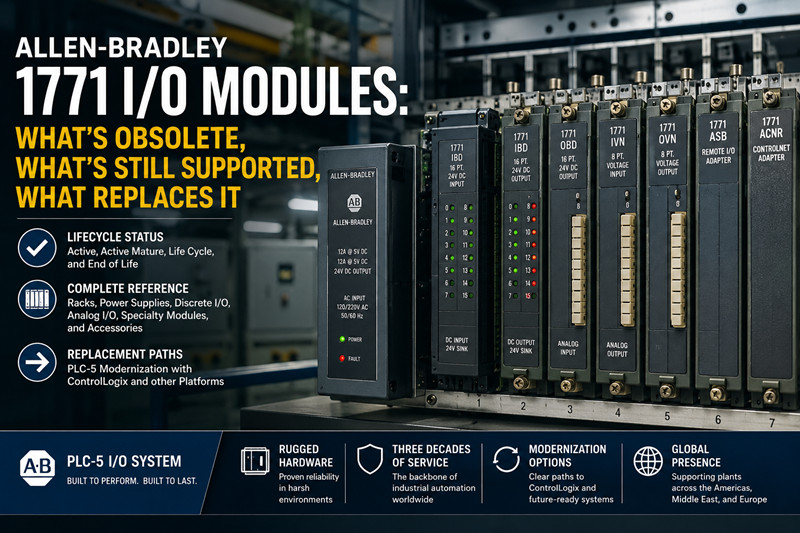 Modul I/O Allen-Bradley 1771: Apa yang Usang, Apa yang Masih Disokong, Apa yang Menggantikannya