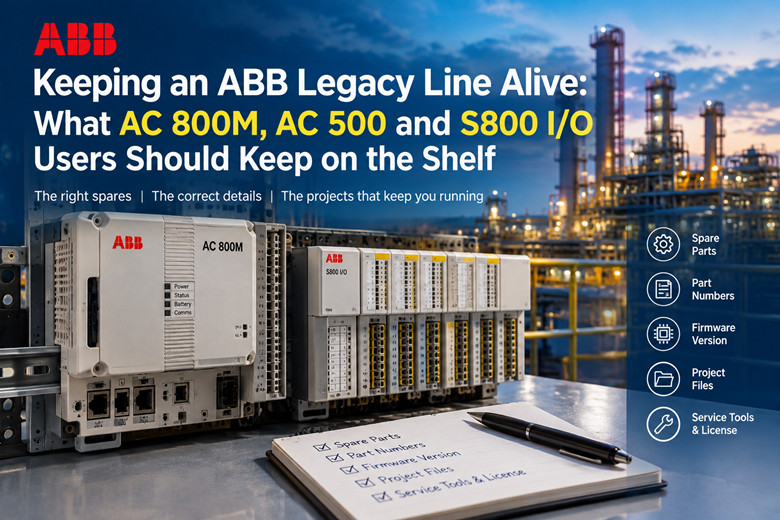 Mengekalkan Talian Legasi ABB: Apa yang Perlu Disimpan oleh Pengguna I/O AC 800M, AC 500 dan S800